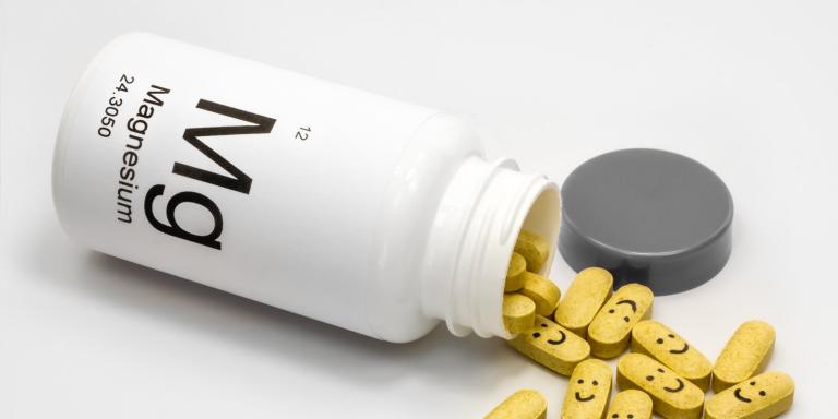 Magnesium supplements spilling